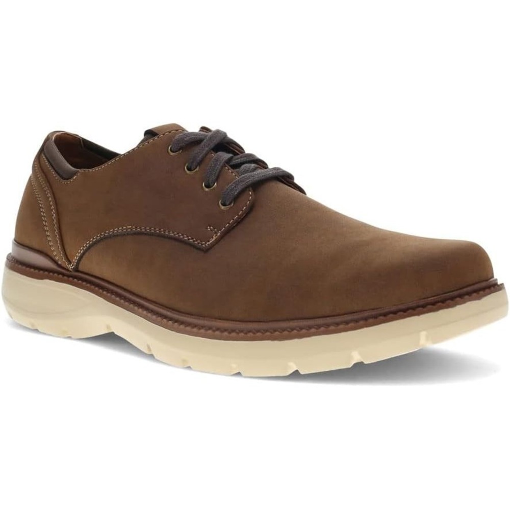 Men's Rustin‎ Oxford Shoes by Dockers Dark Tan Size 10 New In Box